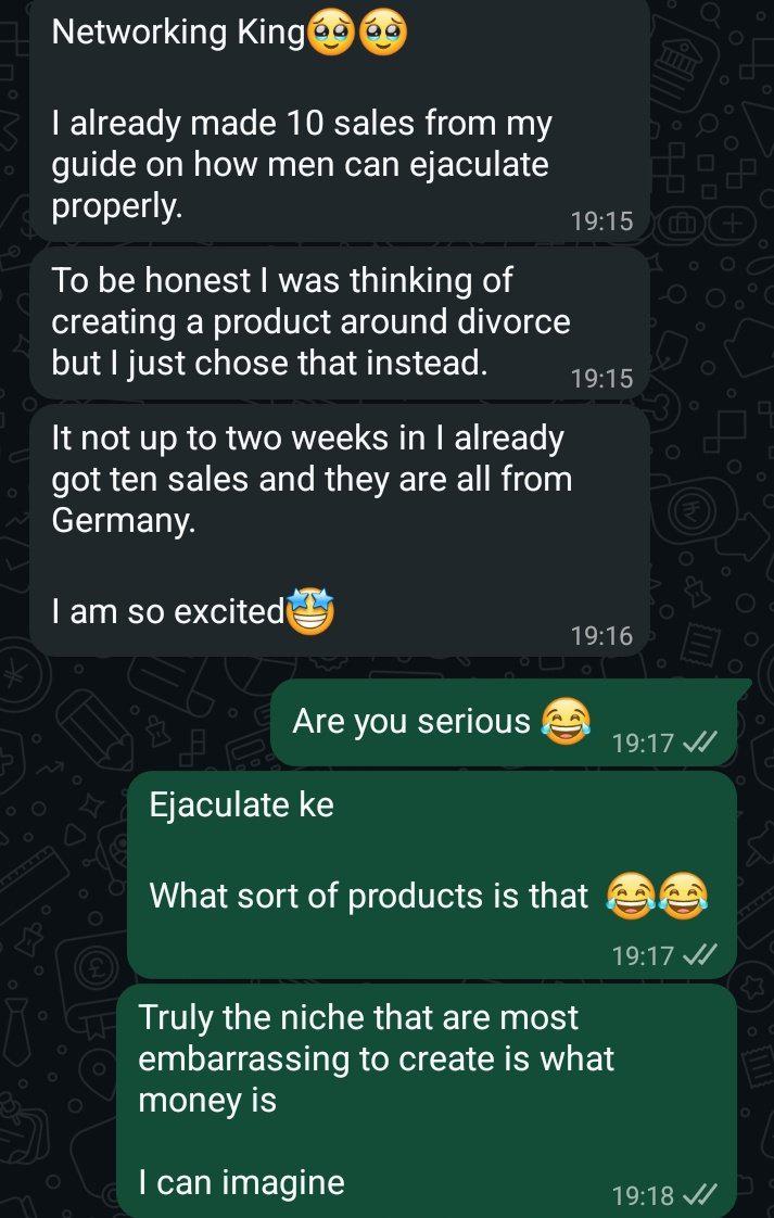 Student made 10 sales from Germany in under 2 weeks